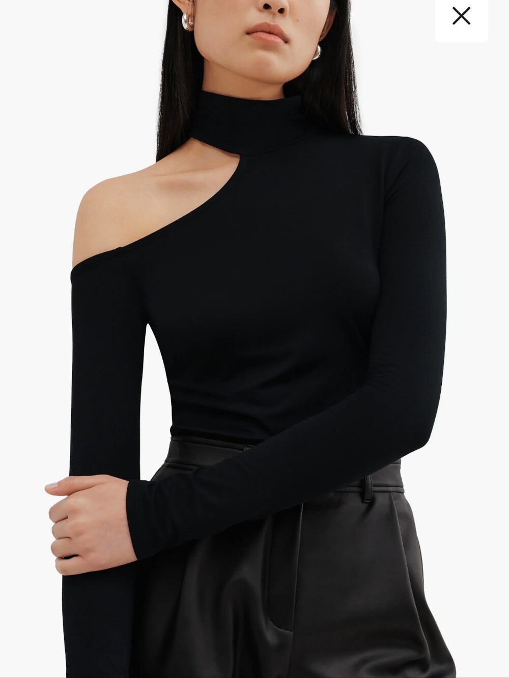 Two Lines By Marcella Elmhurst Cut Out Top Large